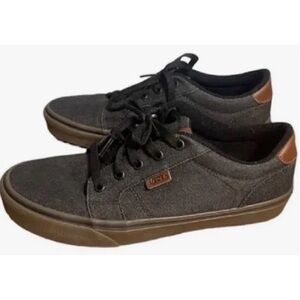 VANS BISHOP WAXED DENIM BLACK/GUM MEN’S SKATEBOARDING Sneakers Shoes 7.5